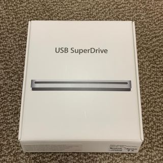 マック(Mac (Apple))のMac USB super drive DVD CD(PC周辺機器)