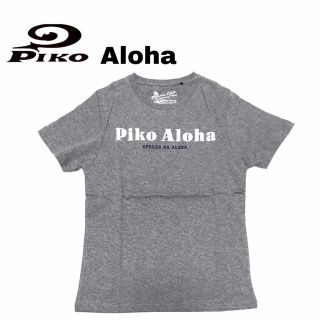 ピコ(PIKO)の●新品● PIKO/Aloha ●半袖Tシャツ 、綿100%、杢グレーXLサイズ(Tシャツ(半袖/袖なし))