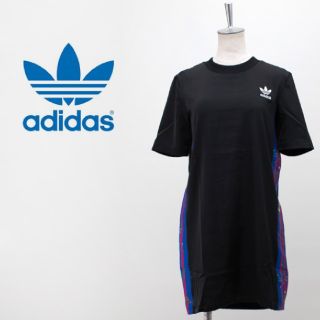 アディダス(adidas)の月末までお値引き！ 完売品！ アディダス ワンピース 花柄(ひざ丈ワンピース)