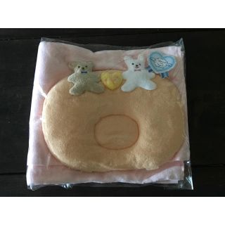 ベビー　クマ　うさぎ　うでまくら　枕　オレンジ　タオル　ピンク　未開封(枕)