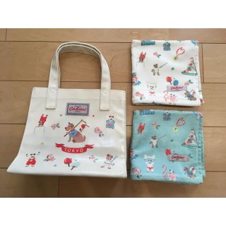 キャスキッドソン(Cath Kidston)のキャスキッドソン ミニトートバッグ＆ハンドタオル2点セット(トートバッグ)