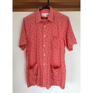 コムデギャルソンオムプリュス(COMME des GARCONS HOMME PLUS)のコムデギャルソン シャツ/ オレンジ⁈半袖シャツ used品(シャツ)