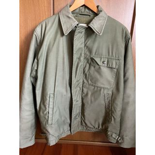 バズリクソンズ(Buzz Rickson's)の80s ヴィンテージ A-2 デッキジャケット us army 米軍 navy(ミリタリージャケット)