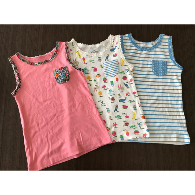 NEXT(ネクスト)のネクスト　NEXT ■ フリル　タンクトップ　トップス　95 100 キッズ/ベビー/マタニティのキッズ服女の子用(90cm~)(Tシャツ/カットソー)の商品写真