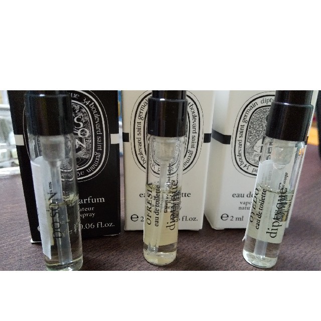 diptyque(ディプティック)のディプティック 3本セット 2ml コスメ/美容の香水(香水(女性用))の商品写真