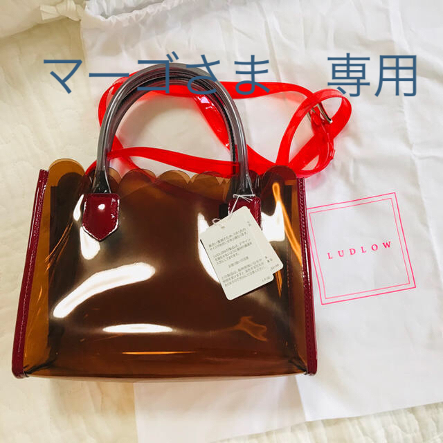 ☆ 新品未使用 LUDLOW ラドロー PVC ビニール バッグ☆アローズ 見逃せ