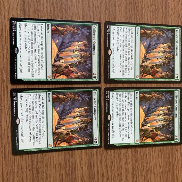 MTG Collected Company x4 集合した中隊 x4