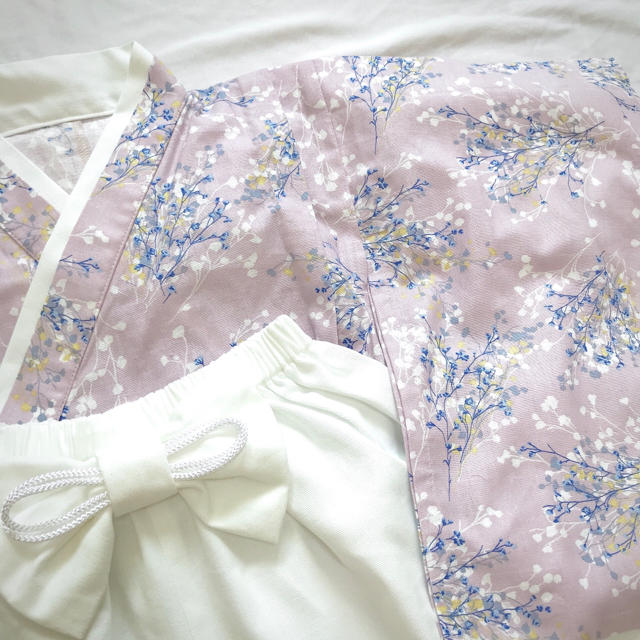袴　ハンドメイド キッズ/ベビー/マタニティのベビー服(~85cm)(和服/着物)の商品写真