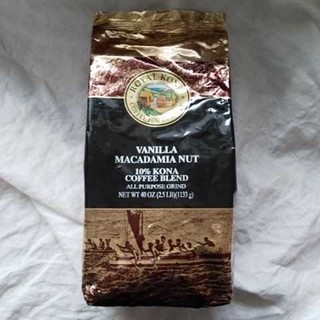 コナ(Kona)の◯大容量1133g◯ロイヤルコナコーヒー バニラマカダミアナッツ40oz(コーヒー)