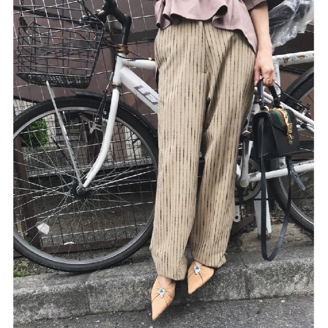 Ameri vintage ストライプパンツ