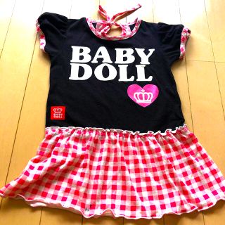 ベビードール(BABYDOLL)の★ベビードール  ワンピース　キッズサイズ110cm(ワンピース)