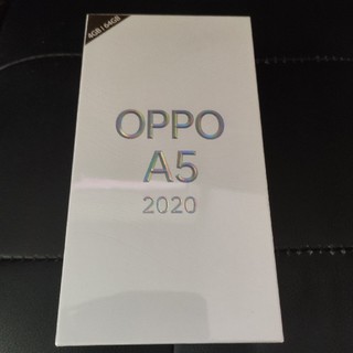 ラクテン(Rakuten)の◆新品未開封◆オッポ OPPO A5 2020 BLUE 青 simフリー(スマートフォン本体)