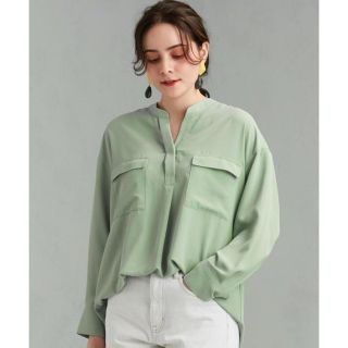 ユナイテッドアローズグリーンレーベルリラクシング(UNITED ARROWS green label relaxing)のgreen label relaxing　トップス　ミントグリーン(カットソー(長袖/七分))