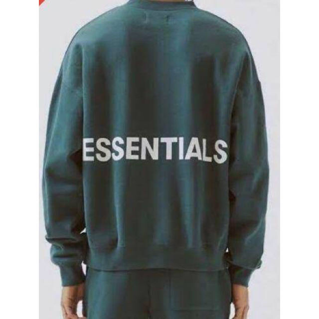 FEAR OF GOD(フィアオブゴッド)のESSENTIALS FOG   緑 メンズのトップス(スウェット)の商品写真