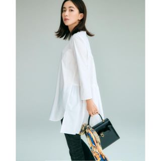 バーニーズニューヨーク(BARNEYS NEW YORK)のeririnkoさま専用　yoko chan ヨーコチャン　ブラウス　白　36(シャツ/ブラウス(長袖/七分))