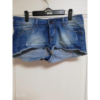 ザラ(ZARA)のZARA ダメージデニムショートパンツ レディース 　オシャレ部屋着　夏　(ショートパンツ)