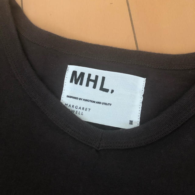 MARGARET HOWELL(マーガレットハウエル)のトリトン様専用　半袖Tシャツ　マーガレットハウエル　MHL ブラウンtシャツ レディースのトップス(Tシャツ(半袖/袖なし))の商品写真