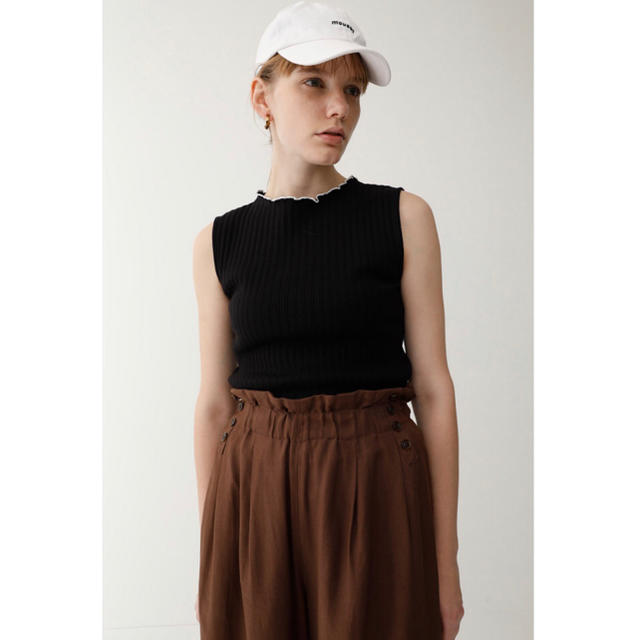 moussy(マウジー)の【MOUSSY】SLEEVELESS MELLOW TOPS レディースのトップス(カットソー(半袖/袖なし))の商品写真