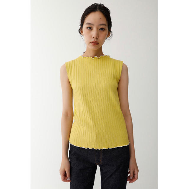 moussy(マウジー)の【MOUSSY】SLEEVELESS MELLOW TOPS レディースのトップス(カットソー(半袖/袖なし))の商品写真