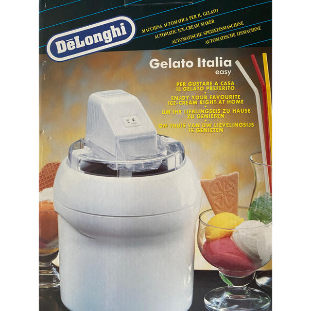 DeLonghi(デロンギ)のぱぽ様　専用　　デロンギアイスクリームメーカーIC5000 インテリア/住まい/日用品のキッチン/食器(調理道具/製菓道具)の商品写真