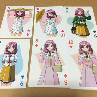 コナミ(KONAMI)のときめきメモリアル2 白雪美帆　トランプ6枚(カード)