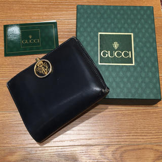 グッチ(Gucci)のグッチ GUCCI 折り財布 黒色(91013206)(折り財布)