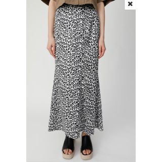 マウジー(moussy)の【MOUSSY】 LEOPARD MAXI スカート(ロングスカート)