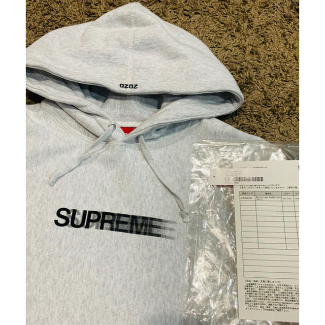 Supreme(シュプリーム)のL Supreme Motion Logo Hooded Sweatshirt メンズのトップス(パーカー)の商品写真