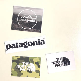 パタゴニア(patagonia)のPatagonia THE NORTH FACE ステッカー風カード(その他)