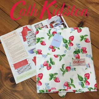 キャスキッドソン(Cath Kidston)の新品 キャスキッドソン ハーフエプロン ストロベリーホワイト(その他)