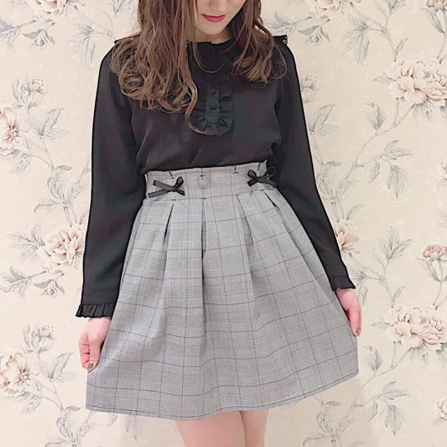 【新品未使用】ELENDEEKサイドリボンスカート