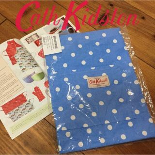 キャスキッドソン(Cath Kidston)の新品 キャスキッドソン ハーフエプロン スポットブルー(その他)