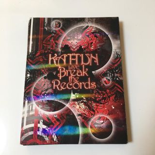 カトゥーン(KAT-TUN)のKAT-TUN LIVE Break the Records DVD 初回限定版(ミュージック)