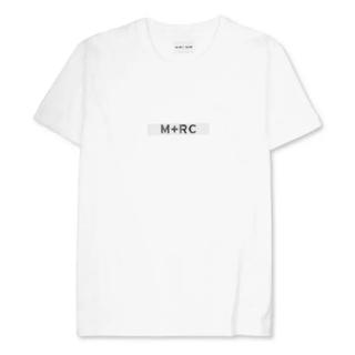 美品 白L M+RC NOIR velcro white tee(Tシャツ/カットソー(半袖/袖なし))