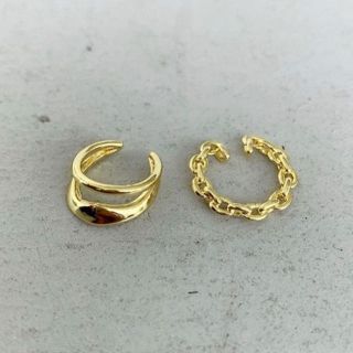 フリークスストア(FREAK'S STORE)のMetal earcuff set gold No.415(イヤーカフ)