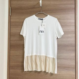 ザラ(ZARA)の新品未使用　ZARA ザラ　定価2990円　Tシャツ　カットソー(Tシャツ(半袖/袖なし))