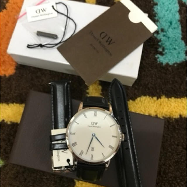 Daniel Wellington(ダニエルウェリントン)のダニエルウェリントン 腕時計 38mm デイト メンズの時計(腕時計(デジタル))の商品写真