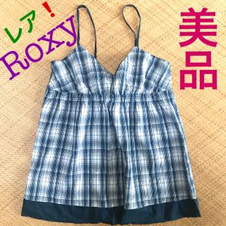 ロキシー(Roxy)の【美品】ロキシー  ROXY バックリボン　キャミソール　バックオープン (キャミソール)