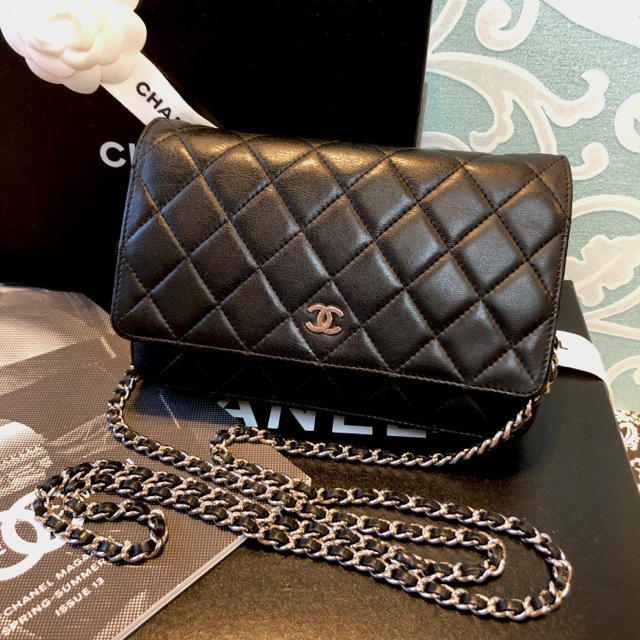 セール】 CHANEL - 美品【正規品】シャネル CHANEL チェーンウォレット