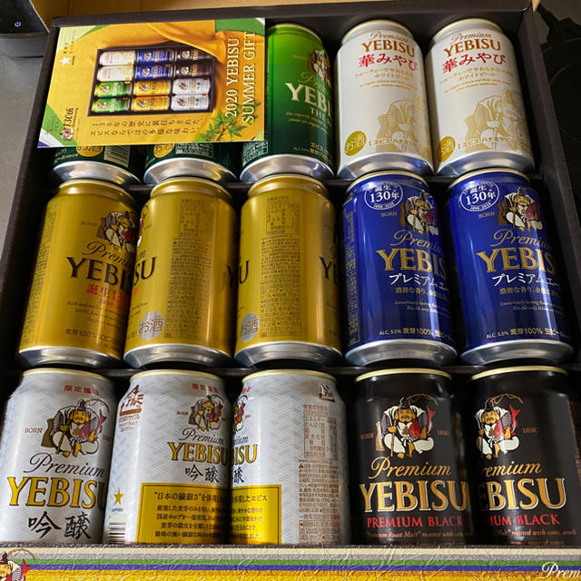 EVISU(エビス)のエビスビール6種15本セット 食品/飲料/酒の酒(ビール)の商品写真