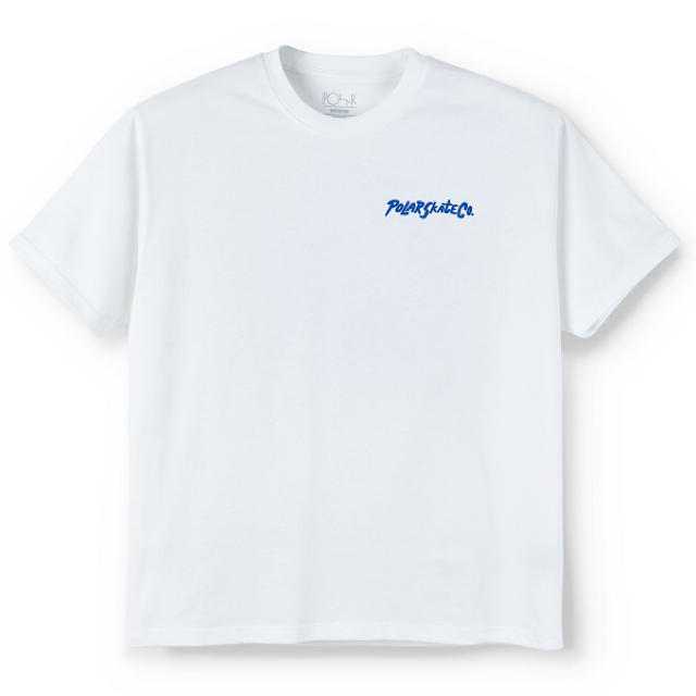 POLAR(ポラール)の希少 Polar Skate Co. ポーラー tシャツ SHIN 白 L メンズのトップス(Tシャツ/カットソー(半袖/袖なし))の商品写真