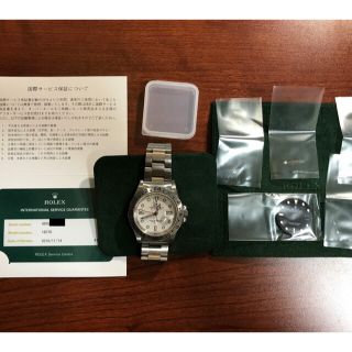 ロレックス(ROLEX)の文字盤・針付 正規オーバーホール済　ROLEX ロレックス エクスプローラー 2(腕時計(アナログ))