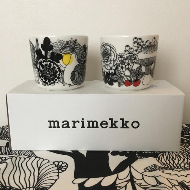 marimekko マリメッコ 100周年記念ラテマグ 2点 新品送料込