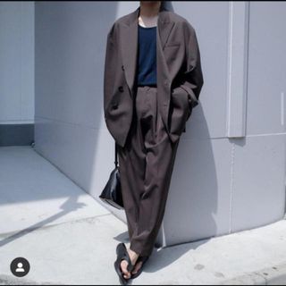 サンシー(SUNSEA)のstein oversized double breasted jacket(テーラードジャケット)