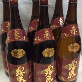 ◼️赤霧島 芋焼酎 1800ml 1升 6本セット 未開栓 (焼酎)