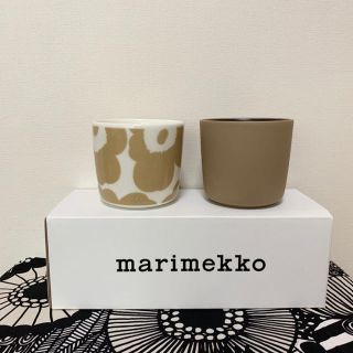 マリメッコ(marimekko)のmarimekko マリメッコ Oiva＋UNIKKOラテマグ 2点 新品送料込(グラス/カップ)