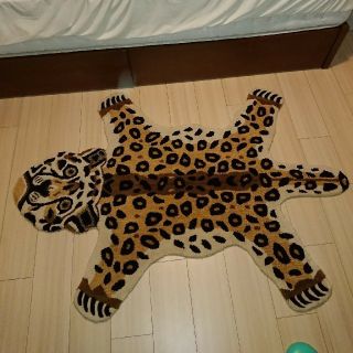 ウニコ(unico)のAAA様専用 unico  ANIMALルームマット 98×140cm レオパー(ラグ)