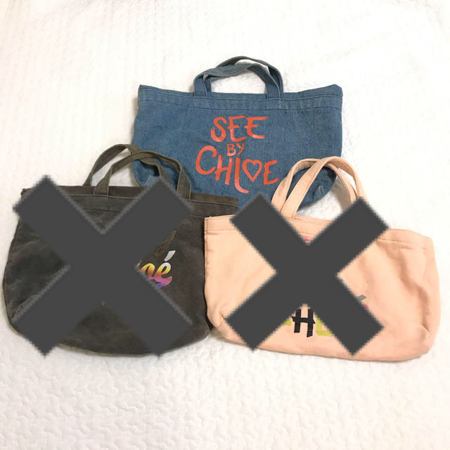 SEE BY CHLOE(シーバイクロエ)の【 neco様専用】SeeByChloe バッグ　巾着　お弁当袋 レディースのバッグ(トートバッグ)の商品写真