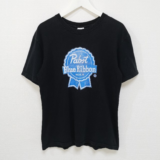 M パブスト PABST BLUE RIBBON Tシャツ BEER anvil