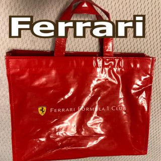 フェラーリ(Ferrari)の鈴鹿　Ferrari フォーミュラ１CLUB ビニールバッグ　難あり(エコバッグ)